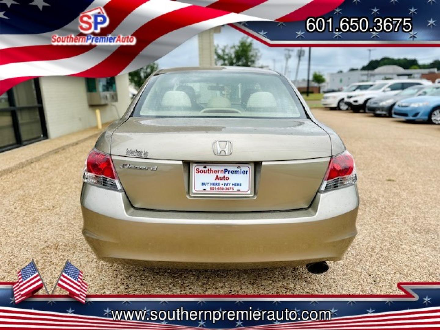 2008 TAN HONDA ACCORD LX-P (JHMCP26448C) , located at 922 W. Beacon St., Philadelphia, MS, 39350, (601) 650-3675, 32.770447, -89.127151 - Photo#4